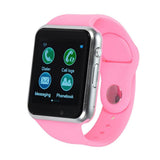 Maxbell 2019 A1 Bluetooth Smart Watch Smart Tracker Waterproof Phone Watch Pink - Aladdin Shoppers