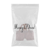 Maxbell 20cm Cute Doll Suspender Pants Casual Outfit Dress Up Accessory Creamy White - Aladdin Shoppers