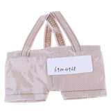 Maxbell 20cm Cute Doll Suspender Pants Casual Outfit Dress Up Accessory Creamy White - Aladdin Shoppers
