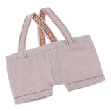Maxbell 20cm Cute Doll Suspender Pants Casual Outfit Dress Up Accessory Creamy White - Aladdin Shoppers