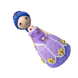 Maxbell 20cm DIY Handwork Light Clay Princess Doll Accessories Kids Toy Gifts Purple - Aladdin Shoppers