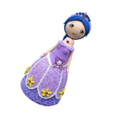 Maxbell 20cm DIY Handwork Light Clay Princess Doll Accessories Kids Toy Gifts Purple - Aladdin Shoppers
