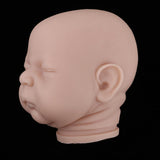 Maxbell 20inch Vinyl Unpainted Reborn Doll Head Mold Kits Newborn Baby DIY Making #2 - Aladdin Shoppers