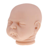Maxbell 20inch Vinyl Unpainted Reborn Doll Head Mold Kits Newborn Baby DIY Making #2 - Aladdin Shoppers