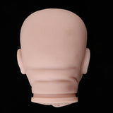 Maxbell 20inch Vinyl Unpainted Reborn Doll Head Mold Kits Newborn Baby DIY Making #2 - Aladdin Shoppers