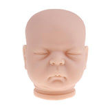 Maxbell 20inch Vinyl Unpainted Reborn Doll Head Mold Kits Newborn Baby DIY Making #2 - Aladdin Shoppers