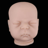 Maxbell 20inch Vinyl Unpainted Reborn Doll Head Mold Kits Newborn Baby DIY Making #2 - Aladdin Shoppers