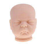 Maxbell 20inch Vinyl Unpainted Reborn Doll Head Mold Kits Newborn Baby DIY Making #2 - Aladdin Shoppers