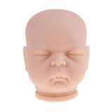Maxbell 20inch Vinyl Unpainted Reborn Doll Head Mold Kits Newborn Baby DIY Making #2 - Aladdin Shoppers