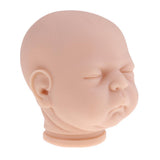 Maxbell 20inch Vinyl Unpainted Reborn Doll Head Mold Kits Newborn Baby DIY Making #2 - Aladdin Shoppers