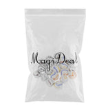 Maxbell 20Pcs 25mm Milky White Glass Marbles, Marble Run Game Accessory, Vase Filler, Home Decor - Aladdin Shoppers