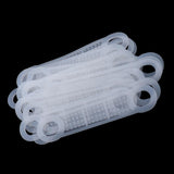 Maxbell 20Pcs Clear Non-Slip Silicone Clothes Hanger Grips Clothing Hanger Strips L - Aladdin Shoppers
