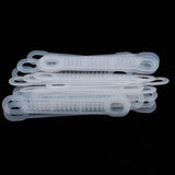 Maxbell 20Pcs Clear Non-Slip Silicone Clothes Hanger Grips Clothing Hanger Strips S - Aladdin Shoppers