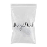 Maxbell 20Pcs Clear Non-Slip Silicone Clothes Hanger Grips Clothing Hanger Strips S - Aladdin Shoppers