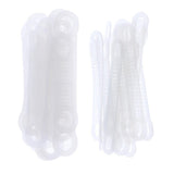 Maxbell 20Pcs Clear Non-Slip Silicone Clothes Hanger Grips Clothing Hanger Strips S - Aladdin Shoppers