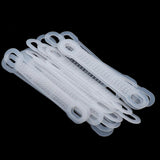 Maxbell 20Pcs Clear Non-Slip Silicone Clothes Hanger Grips Clothing Hanger Strips S - Aladdin Shoppers