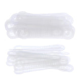 Maxbell 20Pcs Clear Non-Slip Silicone Clothes Hanger Grips Clothing Hanger Strips S - Aladdin Shoppers