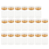 Maxbell 20pcs Lab Transparent Glass Bottles Rubber Stopper Vials with Cap 5ml - Aladdin Shoppers