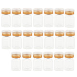Maxbell 20pcs Lab Transparent Glass Bottles Rubber Stopper Vials with Cap 5ml - Aladdin Shoppers