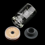 Maxbell 20pcs Lab Transparent Glass Bottles Rubber Stopper Vials with Cap 5ml - Aladdin Shoppers