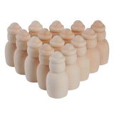 Maxbell 20pcs Unfinished Wood Blank DIY Family People Wooden Peg Dolls Body 17x35mm - Aladdin Shoppers