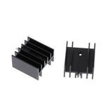 Maxbell 20x 24x16-25mm MOSFET Aluminium Heat Sink 7805 Transistor Heatsink Radiator - Aladdin Shoppers