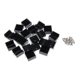 Maxbell 20x 24x16-25mm MOSFET Aluminium Heat Sink 7805 Transistor Heatsink Radiator - Aladdin Shoppers