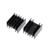 Maxbell 20x 24x16-25mm MOSFET Aluminium Heat Sink 7805 Transistor Heatsink Radiator - Aladdin Shoppers