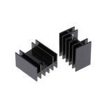 Maxbell 20x 24x16-25mm MOSFET Aluminium Heat Sink 7805 Transistor Heatsink Radiator - Aladdin Shoppers