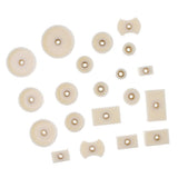 Maxbell 20x Plastic Watch Back Case Cover Press Closer Dies Mold Gluon 18-50mm - Aladdin Shoppers