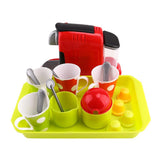 Maxbell 21pcs Plastic Simulation Coffee Maker Playset Kitchen Pretend Toys For Kids Girls - Aladdin Shoppers