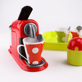 Maxbell 21pcs Plastic Simulation Coffee Maker Playset Kitchen Pretend Toys For Kids Girls - Aladdin Shoppers