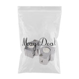 Maxbell 22-28mm Universal Motorcycle Handlebar Fat Bar Riser Mount Clamp Gray - Aladdin Shoppers