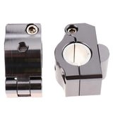 Maxbell 22-28mm Universal Motorcycle Handlebar Fat Bar Riser Mount Clamp Gray - Aladdin Shoppers