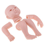 Maxbell 22'' Neborn Baby Kits Silicone Vinyl Head Arms Legs for Neborn Baby Doll #4 - Aladdin Shoppers