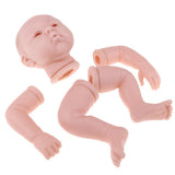 Maxbell 22'' Neborn Baby Kits Silicone Vinyl Head Arms Legs for Neborn Baby Doll #4 - Aladdin Shoppers