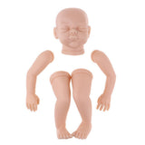 Maxbell 22'' Neborn Baby Kits Silicone Vinyl Head Arms Legs for Neborn Baby Doll #6 - Aladdin Shoppers