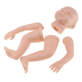 Maxbell 22'' Neborn Baby Kits Silicone Vinyl Head Arms Legs for Neborn Baby Doll #6 - Aladdin Shoppers
