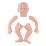 Maxbell 22'' Neborn Baby Kits Silicone Vinyl Head Arms Legs for Neborn Baby Doll #6 - Aladdin Shoppers