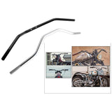 Maxbell 22mm 7/8" Motorcycle Handlebar Wild Goose Style Bar Universal New Hot Black - Aladdin Shoppers