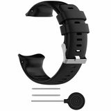 Maxbell 22mm Soft Silicone Replacement Wristband / Strap for Watch Black - Aladdin Shoppers