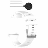 Maxbell 22mm Soft Silicone Replacement Wristband / Strap for Watch White - Aladdin Shoppers