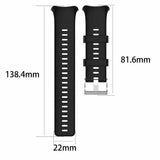 Maxbell 22mm Soft Silicone Replacement Wristband / Strap for Watch White - Aladdin Shoppers