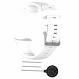 Maxbell 22mm Soft Silicone Replacement Wristband / Strap for Watch White - Aladdin Shoppers