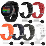 Maxbell 22mm Soft Silicone Replacement Wristband / Strap for Watch White - Aladdin Shoppers