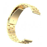 Maxbell 22mm Stainless Steel Wristband Strap Universal Watchband Unisex Golden - Aladdin Shoppers