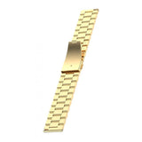 Maxbell 22mm Stainless Steel Wristband Strap Universal Watchband Unisex Golden - Aladdin Shoppers