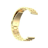 Maxbell 22mm Stainless Steel Wristband Strap Universal Watchband Unisex Golden - Aladdin Shoppers