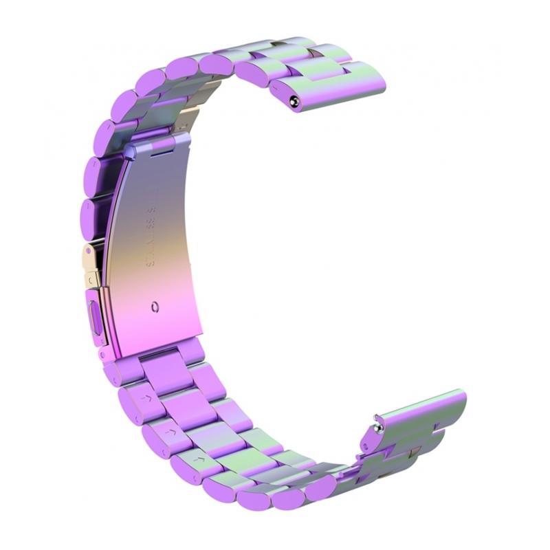 Maxbell 22mm Stainless Steel Wristband Strap Universal Watchband Unisex Multi-color - Aladdin Shoppers