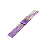 Maxbell 22mm Stainless Steel Wristband Strap Universal Watchband Unisex Multi-color - Aladdin Shoppers